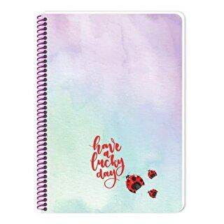 Keskin Color Lucky Day Defter Kareli Pp Kapak Spiralli A4 80 Yaprak - 1