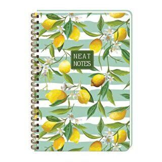 Keskin Color Neat Notes Fruit Garden Lemon Defter Kareli 100 Yaprak - 1
