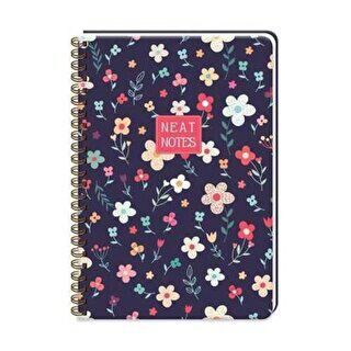 Keskin Color Neat Notes Spring Time Sophie Defter Çizgili Spiralli 100 Yaprak 20x28 Cm - 1