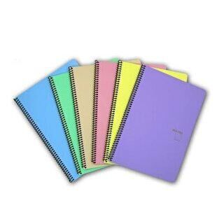 Keskin Color Pastel Note Defter Çizgisiz Spiralli Pp Kapak A4 80 Yaprak - 1
