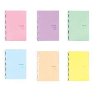 Keskin Color Pastel Note Defter Kareli Pp Kapak Spiralli A4 120 Yaprak - 1