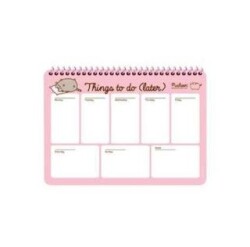 Keskin Color Pusheen 17x24 52 Yaprak Haftalık Spiralli Planner - Keskin Color