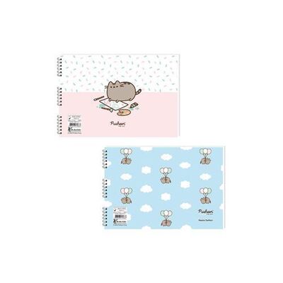 Keskin Color Pusheen 25x35 15 Yp. Spiralli Resim Defteri - 1