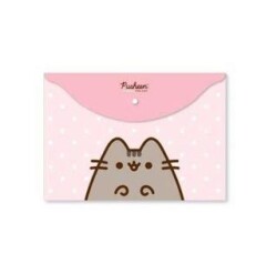 Keskin Color Pusheen A4 Çıtçıtlı Dosya Plastik - Keskin Color