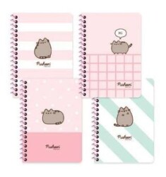 Keskin Color Pusheen A6 80 Yaprak Çizgili Spiralli Bloknot - Keskin Color