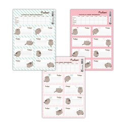 Keskin Color Pusheen Ders Programlı 3Lü Etiket - Keskin Color