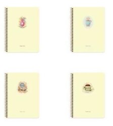 Keskin Color Seasons Notes Defter Kareli Karton Kapak Spiralli A4 80 Yaprak - Keskin Color