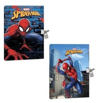 Keskin Color Spiderman Hatıra Defteri Kilitli 104 Yaprak 14x20 Cm - 1