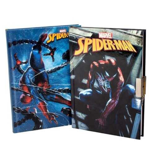 Keskin Color Spiderman Kilitli Slim Hatıra Defteri 96 Yaprak 14x20 Cm