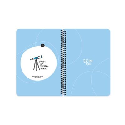 Keskin Color Spiralli Akademik Ajanda 830213-99 Hisli Şeyler - Tutmayın Beni 2023-2024 - 7