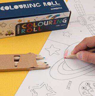 Colouring Roll Space Travel
