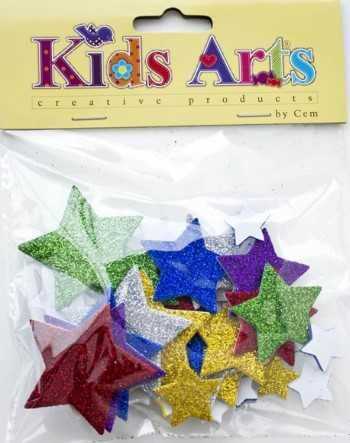 Kids Arts - Eva Set - Simli Yıldızlar
