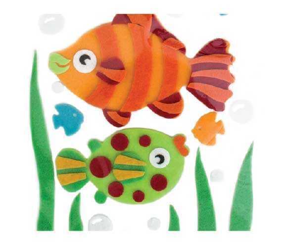 Kids Arts - Keçe Sticker - Balık