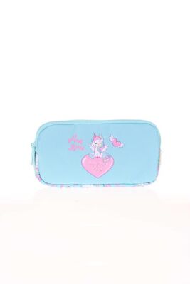 Kaukko Kids&Love 3 Bölmeli Ayna - Taş Unicor Kalem Çantası L8094 - 3