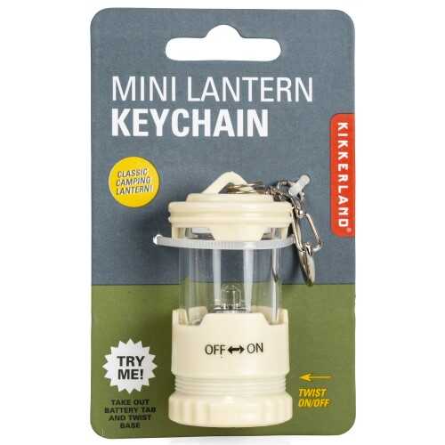 Kikkerland Mini Işıklı Fener Anahtarlık - Beyaz
