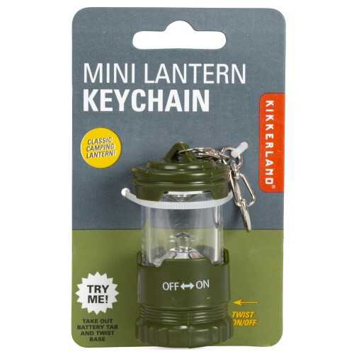 Kikkerland Mini Işıklı Fener Anahtarlık - Yeşil