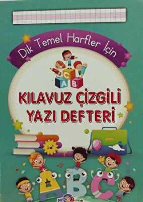 Mavi Boncuk Akademi Kılavuz Çizgili Yazı Defteri Büyük Boy - 1
