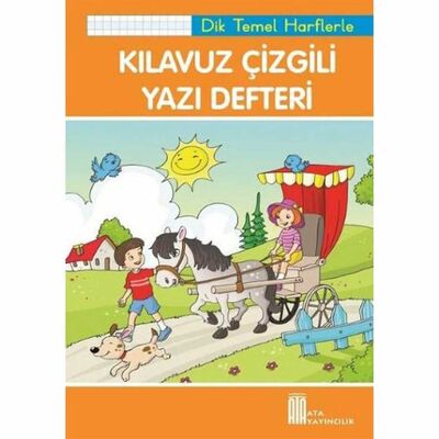 Kılavuz Çizgili Yazı Defteri Büyük Boy Dik Temel Harflerle Ata Yayıncılık - 1