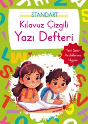 Kılavuz Çizgili Yazı Defteri Büyük Boy - Yeşil - Parıltı Yayınları
