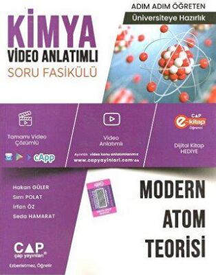 Çap Yayınları Kimya Modern Atom Teorisi Konu Anlatımlı Soru Fasikülü - 1