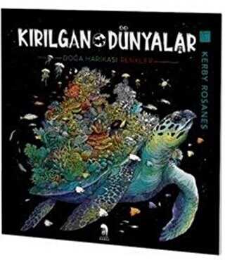 Kırılgan Dünyalar - Yetişkinler İçin Boyama Kitabı - Romos Yayınları