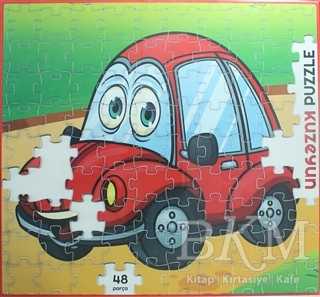 Kırmızı Arabam - 48 Parça Puzzle