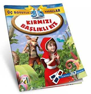 Kırmızı Başlıklı Kız 3D Gözlük İle - Damla Yayınevi