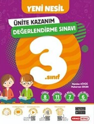 3. Sınıf Yeni Nesil Ünite Kazanım Değerlendirme Sınavı - Kırmızı Beyaz Yayınları