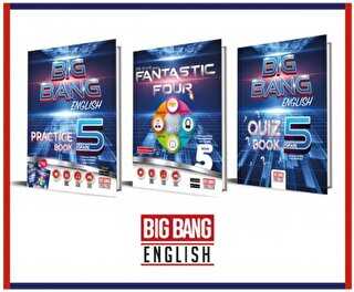 Kırmızı Beyaz Yayınları 5. Sınıf Big Bang English 3`lü Set