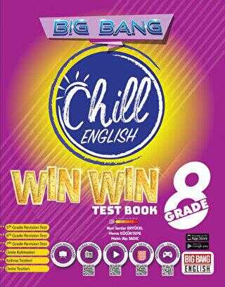 Kırmızı Beyaz Yayınları 8. Grade Big Bang Chill English Win Win Test Book