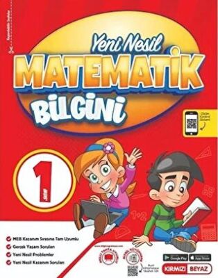 Kırmızı Beyaz Yayınları Kırmızı Beyaz Yeni Nesil Matematik Bilgini 1. Sınıf - 1