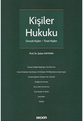 Kişiler Hukuku - 1