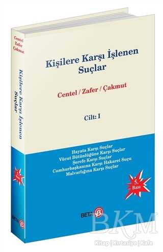 Kişilere Karşı İşlenen Suçlar Cilt 1 - 2