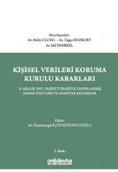 Kişisel Verileri Koruma Kurulu Kararları - On İki Levha Yayınları