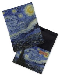 Kitap Kılıfı Çıtçıtlı Kese Su Geçirmez - Yıldızlı Gece - BCOVERART