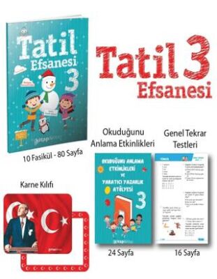 Kitap & Kitap Yayınları 3. Sınıf Tatil Efsanesi - 1