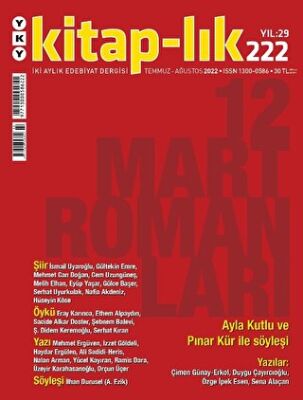 Kitap-lık Dergisi Sayı: 222 Temmuz - Ağustos 2022 - 1