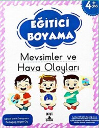 Kivi Eğitici Boyama Mevsimler Ve Hava Olayları - Kivi Çocuk Yayınları