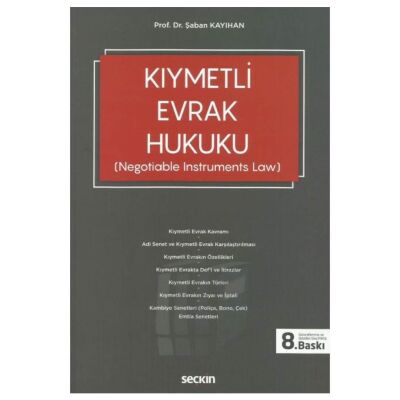 Kıymetli Evrak Hukuku - 1