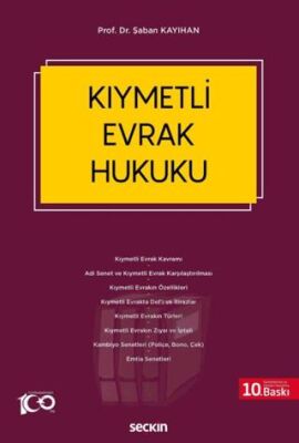 Kıymetli Evrak Hukuku - 1