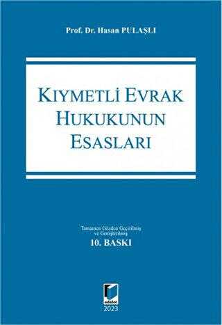 Kıymetli Evrak Hukukunun Esasları - 1