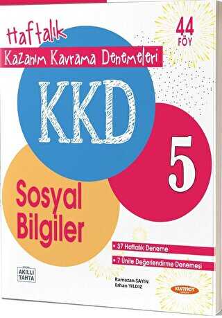 Kurmay Yayınları KKD 5. Sınıf Sosyal Bilgiler Haftalık Kazanım Kavrama Denemeleri