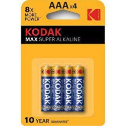 Kodak Max Alkalin İnce Pil 4 Adet - KODAK