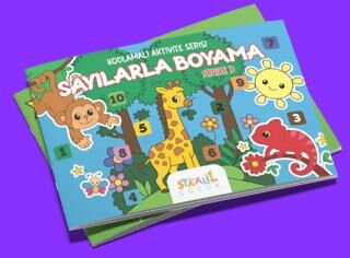 Kodlamalı Aktivite Serisi - Sayılarla Boyama Kitabı - Seviye 3 - 1