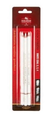 Kohinoor White Coal Pencil 8812 3pcs - 1