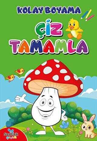 Kolay Boyama - Çiz Tamamla - Sancak Çocuk