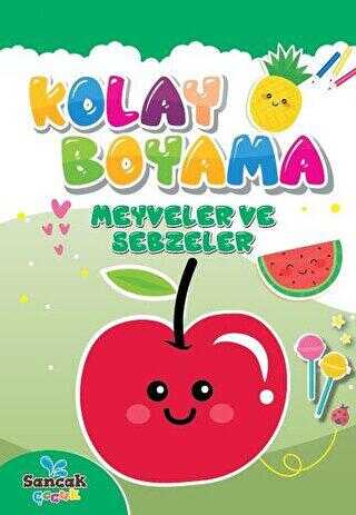 Kolay Boyama - Meyveler ve Sebzeler - Sancak Çocuk