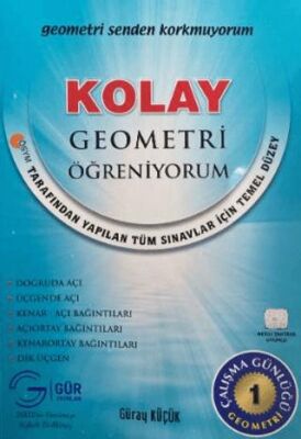 Gür Yayınları Kolay Geometri Ögreniyorum - 1