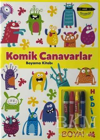 Komik Canavarlar Boyama Kitabı - Minik Ressamlar - 2
