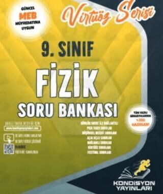 Kondisyon Yayınları 9. Sınıf Fizik Virtüöz Serisi Soru Bankası - 1